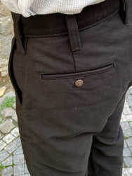 Iron Heart IH-720-BLK Whipcord Work Pants - Superblack