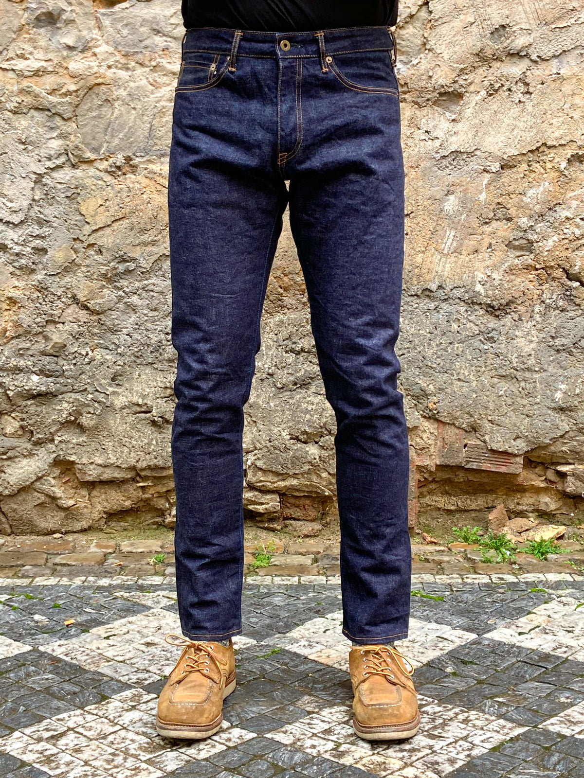 Japan Blue J201 Circle Tapered 14.8oz American Cotton Vintage Selvedge Jeans