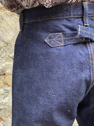 Black Sign 15oz Vocalion Waist-Overalls  Dark Indigo (BSSP-13501)