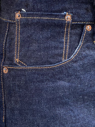 Black Sign 15oz Vocalion Waist-Overalls  Dark Indigo (BSSP-13501)