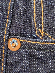 Black Sign 15oz Vocalion Waist-Overalls  Dark Indigo (BSSP-13501)