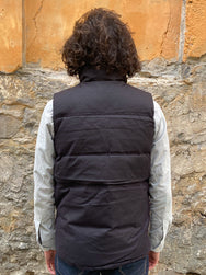 Filson Down Cruiser Vest Blue Coal