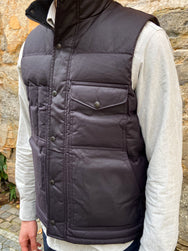 Filson Down Cruiser Vest Blue Coal