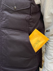 Filson Down Cruiser Vest Blue Coal