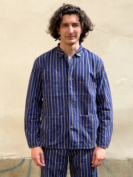 Stevenson Overall FM1-OXN Foreman Navy Stripe