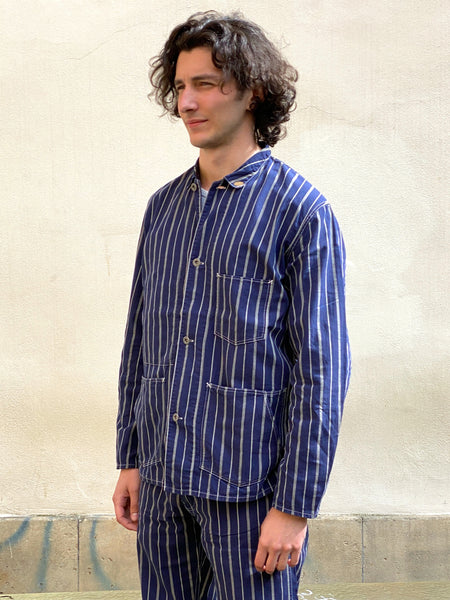 Stevenson Overall FM1-OXN Foreman Navy Stripe