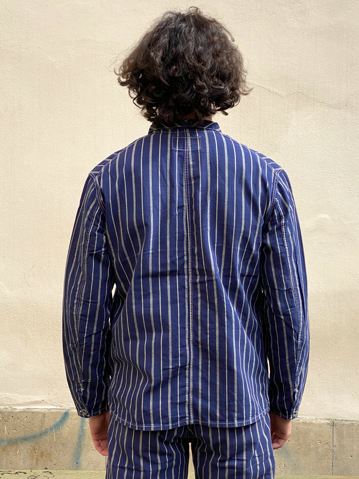 Stevenson Overall FM1-OXN Foreman Navy Stripe
