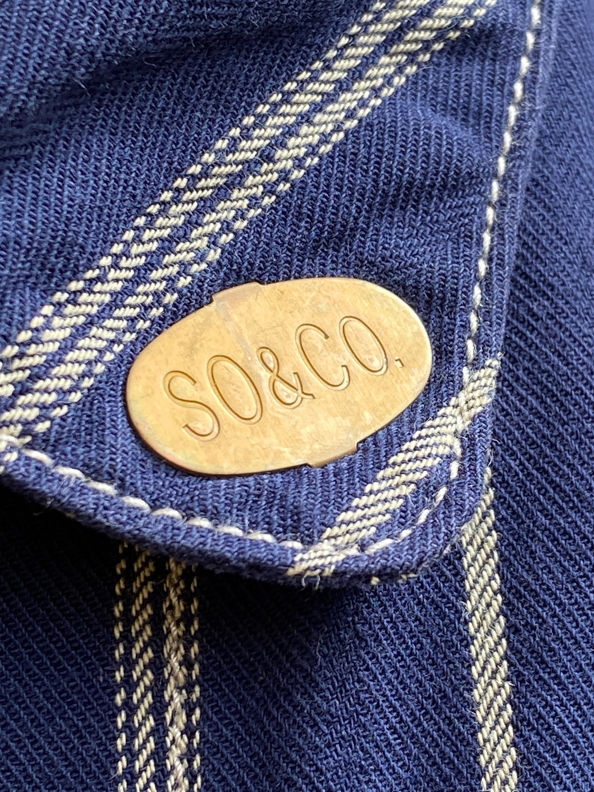Stevenson Overall FM1-OXN Foreman Navy Stripe