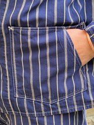 Stevenson Overall FM1-OXN Foreman Navy Stripe
