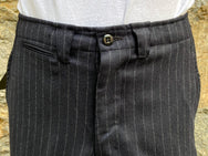 Black Sign Jail Stripe Dress Trousers  Royal Navy