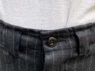 Black Sign Jail Stripe Dress Trousers  Royal Navy