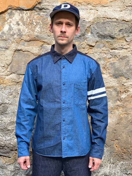 Momotaro 05-269 Switch Denim Shirt