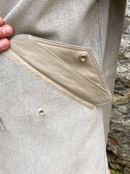 Ten C Ultra Suede Parka Grey Elephant