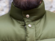 Joe McCoy MJ17166 Nylon Down Vest Olive