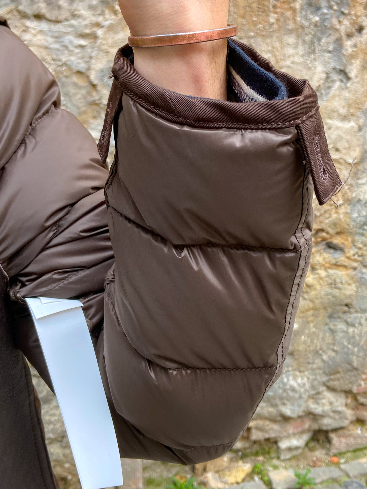 Ten C Shearling liner Brown