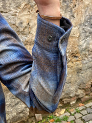 Pendleton Elbow-Patch Trail Shirt Taupe/Brown/Blue Ombre