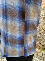 Pendleton Elbow-Patch Trail Shirt Taupe/Brown/Blue Ombre