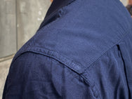 Iron Heart IHSH-249-IND Rayon Bowling Shirt Indigo