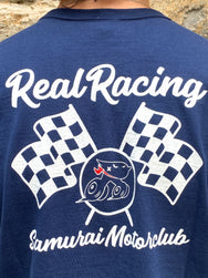 Samurai SMT20-104-OVS "Real Racing" Collaboration Tee Navy