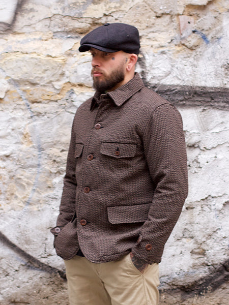 Momotaro 03-127 Beach Cloth Jacket Brown