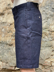 Samurai SWC250C20-HB Shorts Herringbone Indigo