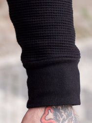 Momotaro 07-079 GTB Long Sleeve Thermal Tee Black