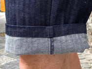 Samurai SWC250C20-HB Shorts Herringbone Indigo