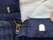 Samurai SWC250C20-HB Shorts Herringbone Indigo