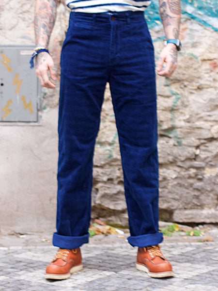 Japan Blue J212522 Indigo Corduroy Brooklyn Pants
