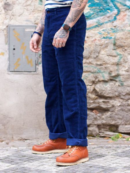 Japan Blue J212522 Indigo Corduroy Brooklyn Pants