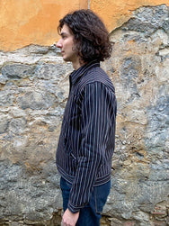 Indigofera Hearst Jacket Trickery Stripe