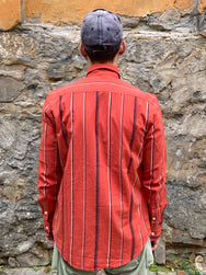 Nudie Jeans Sten Madras Stripe Red