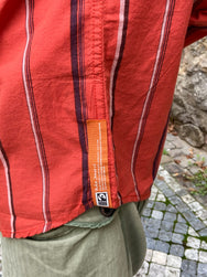 Nudie Jeans Sten Madras Stripe Red