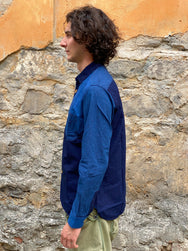 Studio d'Artisan 5638 TSUGIHAGI indigo shirt
