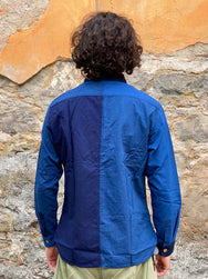 Studio d'Artisan 5638 TSUGIHAGI indigo shirt