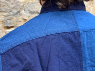 Studio d'Artisan 5638 TSUGIHAGI indigo shirt