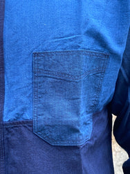 Studio d'Artisan 5638 TSUGIHAGI indigo shirt
