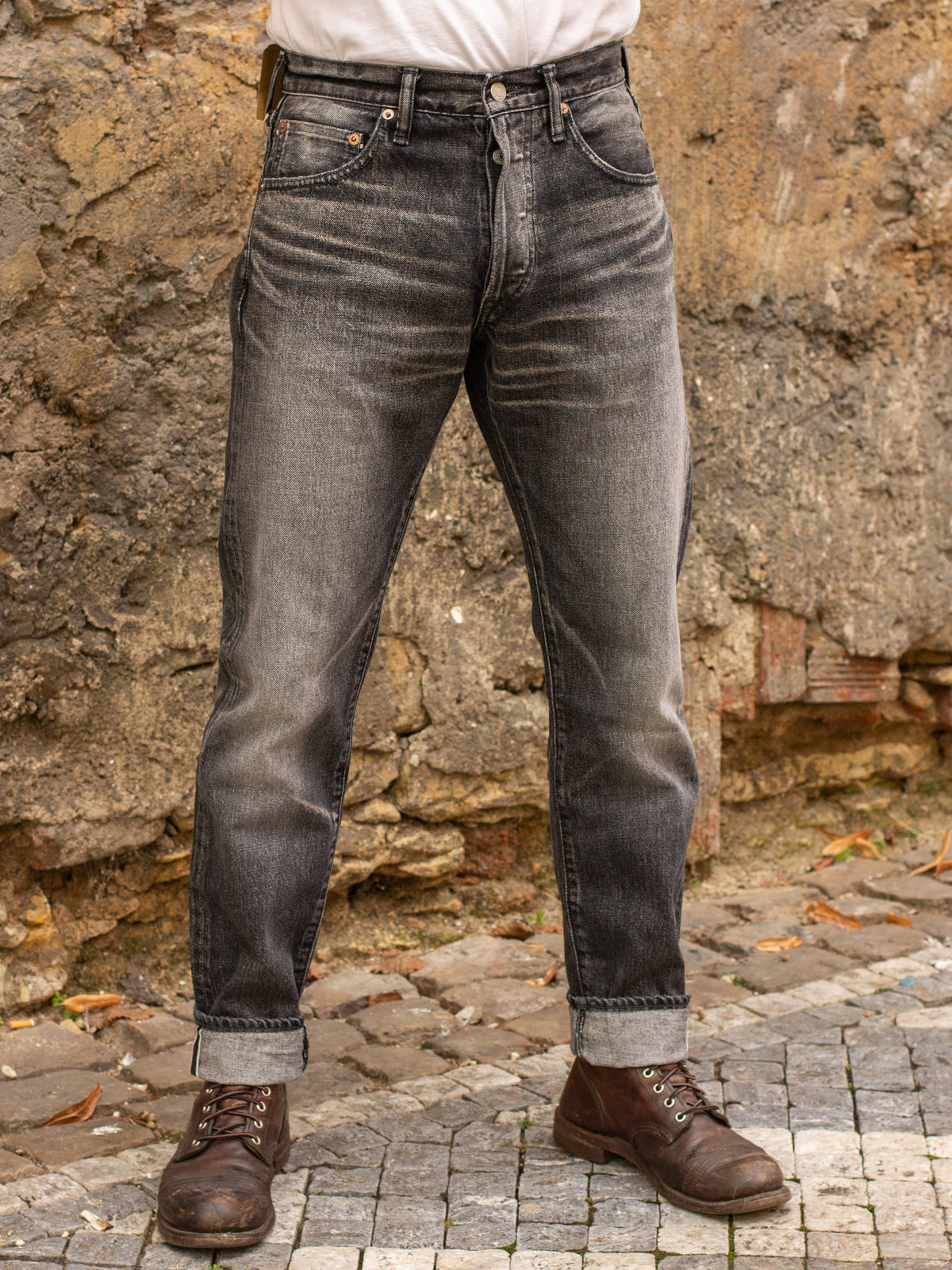 Studio d'Artisan D1826UB Ivy Used Wash Jeans