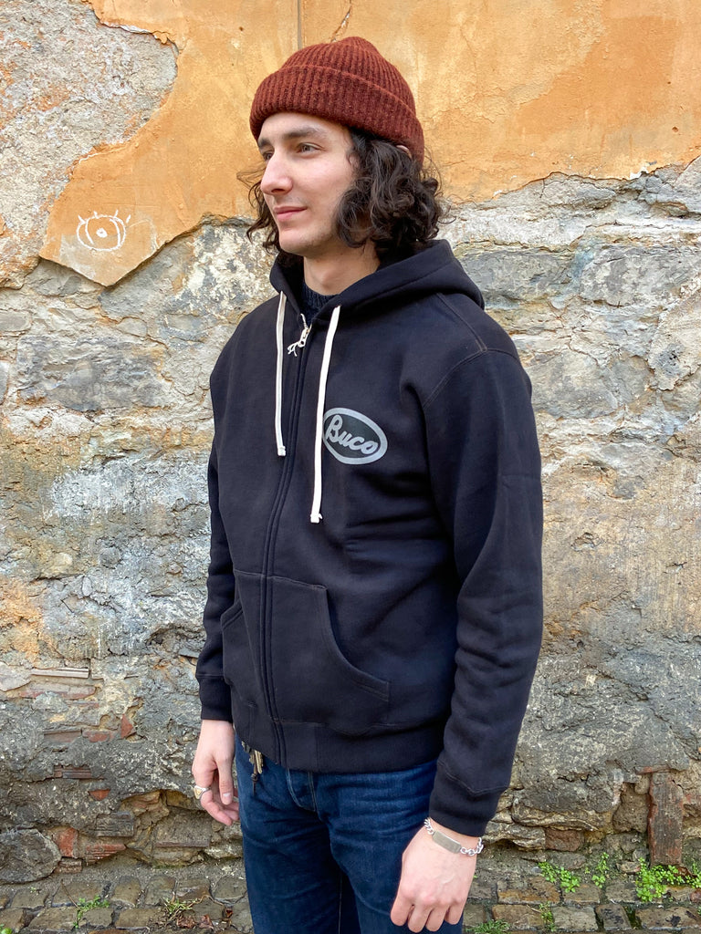 Buco BC20101 Hooded Sweatshirt Ruff-Rider Black