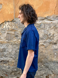 Fleurs de Bagne The Jungle Shirt Indigo