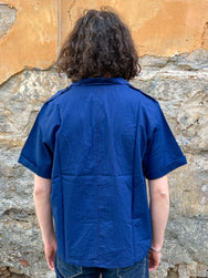 Fleurs de Bagne The Jungle Shirt Indigo