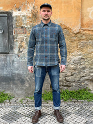 Studio d'Artisan 5651 Noragi Sashiko Shirt