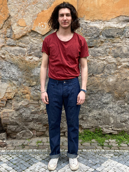 Indigofera Heyes 40s Navy Denim