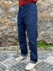 Indigofera Heyes 40s Navy Denim