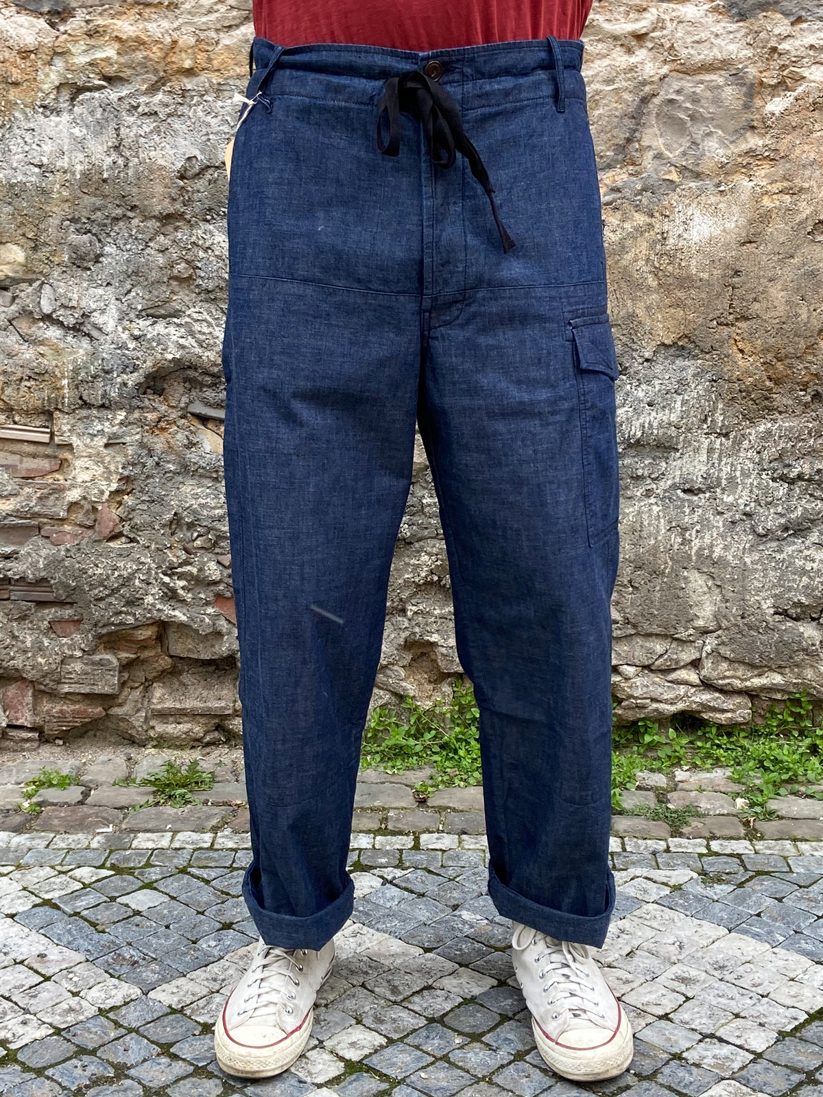 Eat Dust MD Cargo Pants 8oz Military Denim Indigo