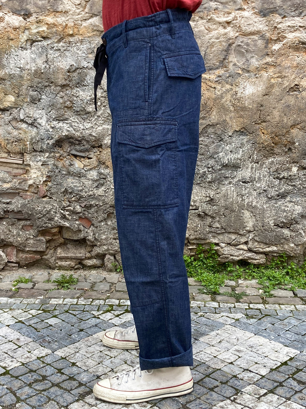 Eat Dust MD Cargo Pants 8oz Military Denim Indigo