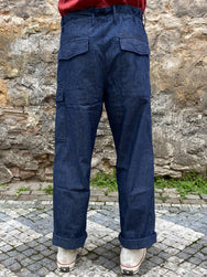 Eat Dust MD Cargo Pants 8oz Military Denim Indigo