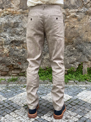 Hansen Garments Fred Regular Fit Trousers Beach