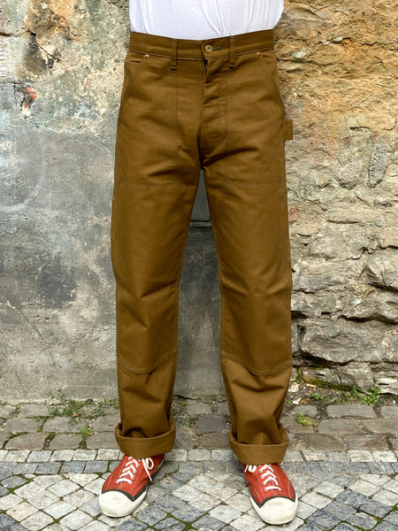 Joe McCoy MP19102 8HU Brown Canvas Double Knee Trousers