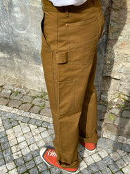 Joe McCoy MP19102 8HU Brown Canvas Double Knee Trousers